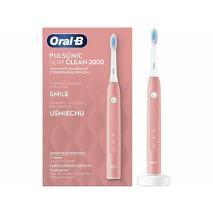 Oral-B Pulsonic Slim Clean 2000 elektromos fogkefe, pink (10PO010295) kép