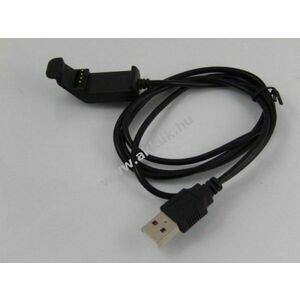 USB töltőkábel / töltőállomás / dokkoló Garmin Edge 20, 25 fekete (1m) kép
