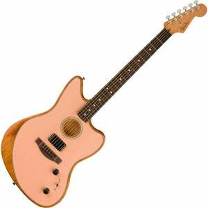 Fender Acoustasonic Player Jazzmaster Shell Pink kép