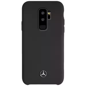 Tok Mercedes - Samsung Galaxy S9 Plus Case Silicone - Black (MEHCS9LSILBK) kép