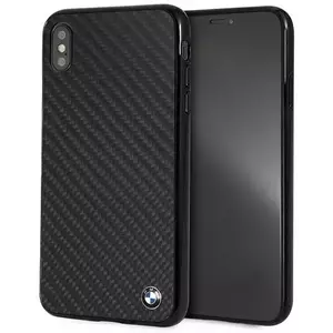 Tok BMW - Apple iPhone XS Max Siganture-Carbon Hardcase - Black (BMHCI65MBC) kép