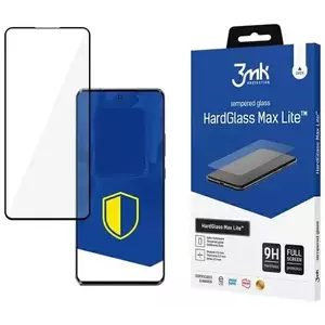 TEMPERED KIJELZŐVÉDŐ FÓLIA 3MK HardGlass Max Lite Motorola Edge 30 Fusion black Fullscreen Glass Lite kép