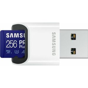 Samsung MicroSDXC 256GB PRO Plus + USB adapter kép