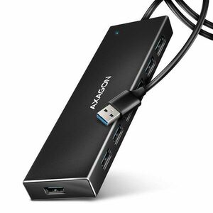 AXAGON HUE-F7A CHARGING Hub, USB-A 5Gbps, 7x USB-A, micro USB power IN, USB-A cable 1 m kép