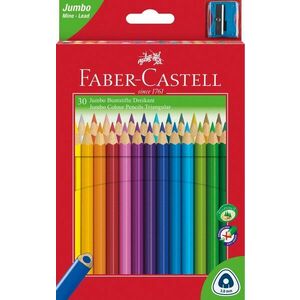 Faber-Castell Jumbo ceruzák, 30 különböző színben kép