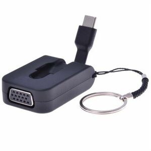 PremiumCord Adapter USB-C male - VGA female, becsúsztatható kábel és kulcstartó kép