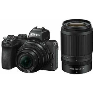 Nikon Z50 + Z DX 16–50 mm f/3, 5–6, 3 VR + Z DX 50–250 mm f/4, 5–6, 3 VR kép