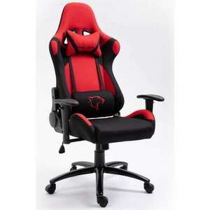 Dark Gamer szék nyak- és derékpárnával - piros-fekete kép