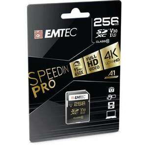 EMTEC Memóriakártya, SDXC, 256GB, UHS-I/U3/V30, 95/85 MB/s, EMTEC... kép