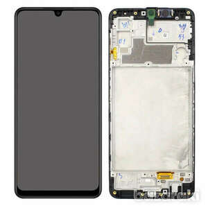Samsung M225 / E225 Galaxy M22 / F22 fekete gyári LCD+érintőpanel kerettel kép
