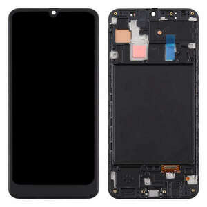 Samsung A305 Galaxy A30 gyári LCD+érintőpanel fekete kerettel kép