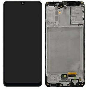 Samsung A315 Galaxy A31 fekete gyári LCD+érintőpanel kerettel kép