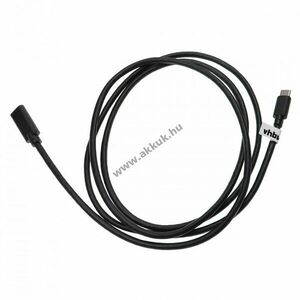 USB-C hosszabító kábel, 1.5m, fekete, USB-C 3.1 kép