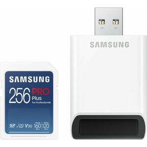 Samsung SDXC 256GB PRO PLUS + USB-adapter kép