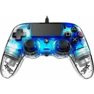 Nacon Wired Compact Controller PS4 - átlátszó kék kép
