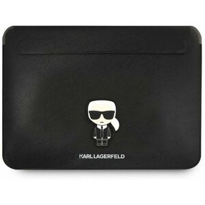 Karl Lagerfeld Saffiano Ikonik Computer Sleeve 16" Black kép