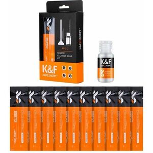 K&F Concept APS-C Sensor Cleaning Set (10 db törlőkendő + 20 ml tisztítóoldat) kép