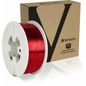 Verbatim PET-G 1.75mm 1kg, átlátszó piros kép