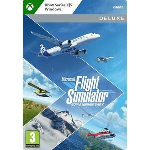 Microsoft Flight Simulator 40th Anniversary - Deluxe Edition - Xbox Series, PC DIGITAL kép