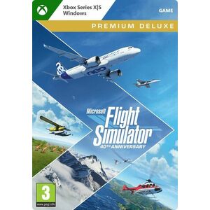 Microsoft Flight Simulator 40th Anniversary - Premium Deluxe Edition - Xbox Series, PC DIGITAL kép