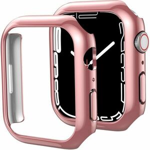 AhaStyle Premium PC Matte Electroplated pro Apple Watch 7 41mm Rose Gold 2 darab kép