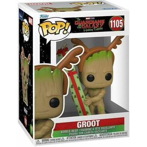Funko POP! GOTG Holiday Special - Groot (Bobble-head) kép