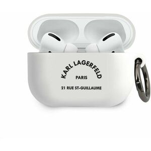 Karl Lagerfeld Rue St Guillaume szilikon tok Airpods Pro készülékhez fehér kép