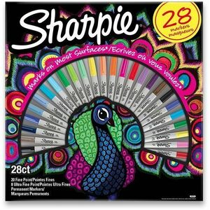 Sharpie Peacock tartós markerek, 28 szín kép