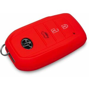 Ochranné silikonové pouzdro na klíč pro Toyota, barva červená kép