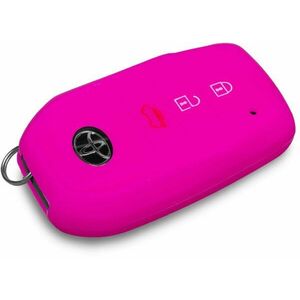 Ochranné silikonové pouzdro na klíč pro Toyota, barva růžová kép