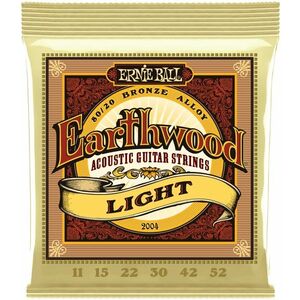Ernie Ball 2004 Earthwood 80/20 Bronze Light kép