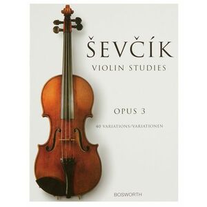 MS Otakar Sevcik: Violin Studies - 40 Variations Op.3 kép