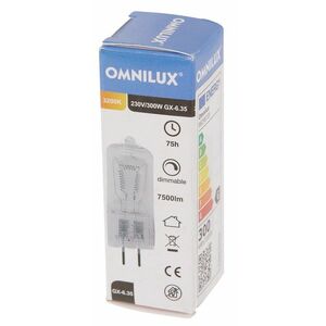 Omnilux 230V/300W GX-6, 35 75h 3200K kép