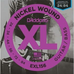 D'Addario EXL156 Fender Squier Bass VI Strings kép