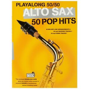 MS Playalong 50/50: Alto Sax - 50 Pop Hits kép