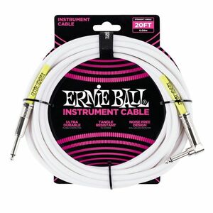 Ernie Ball 20' Classic Cable White kép