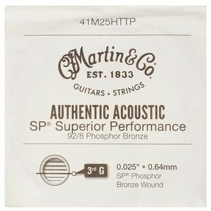 Martin Authentic SP Single 92/8 Phosphor Bronze .025 kép