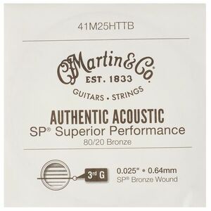 Martin Authentic SP Single 80/20 Bronze .025 kép