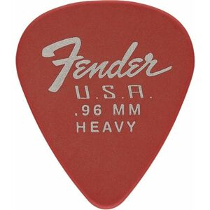 Fender 351 Dura-Tone Picks 0.96 Fiesta Red kép