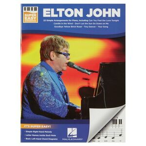 MS Super Easy Songbook - Elton John kép