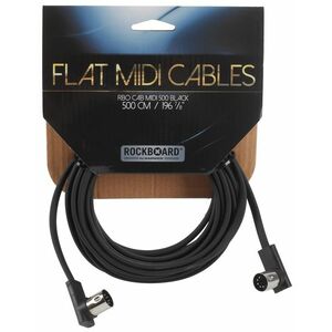 Rockboard Flat MIDI Cable Black 500 cm kép