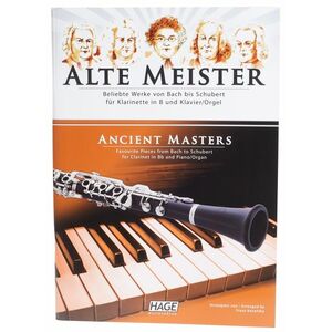 MS Ancient masters for clarinet in Bb and piano/organ kép