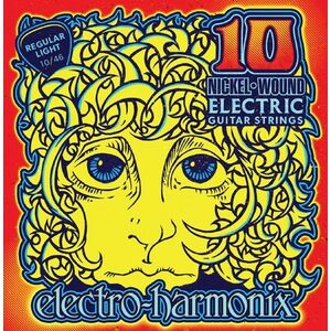 Electro-Harmonix Nickel Wound Electric Guitar Strings 10 Regular Light kép