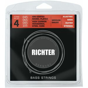 Richter Electric Bass Strings Ion Coated, Medium 45-105 kép