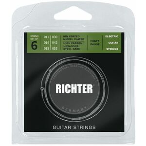 Richter Electric Guitar Strings Ion Coated, Heavy 11-52 kép