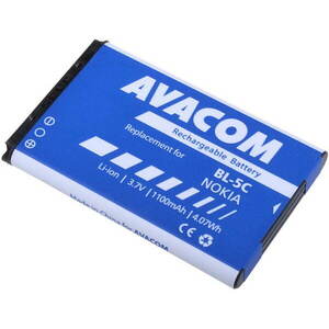 AVACOM akkumulátor Nokia 6230, N70 készülékekhez, Li-ion, 3, 7 V, 1100 mAh (BL-5C helyett) kép