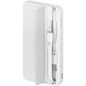 Eloop E57 10000mAh with Lightning and USB-C Cables White kép