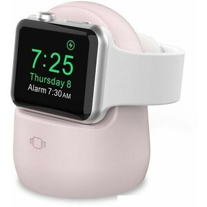 AhaStyle Szilikon állvány Apple Watch okosórához - rózsaszín kép