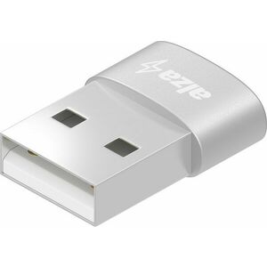 AlzaPower USB-A (M) - USB-C 2.0 (F) fehér kép