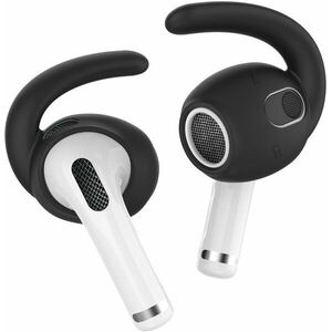 Ahastyle Szilikon Earhooks az AirPods 3 fülhallgatóhoz black 4 db kép